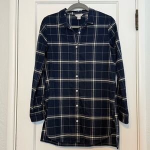 Garnet Hill - Women’s Plaid Button Down Top